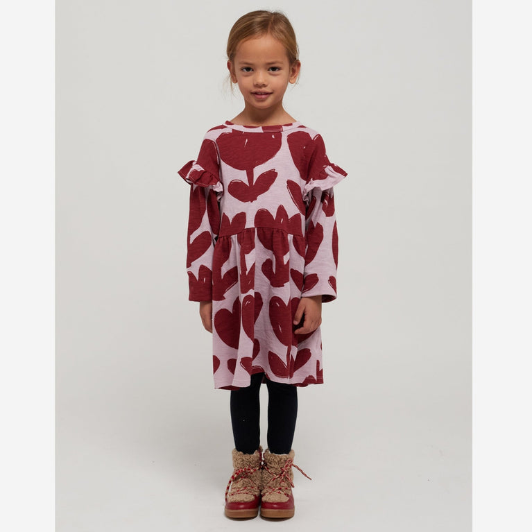 Bobo Choses - Retro Flowers Kleid aus Bio-Baumwolle - 2-3 Jahre - 8445782110929 - littlehipstar.com