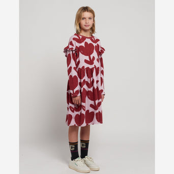 Bobo Choses - Retro Flowers Kleid aus Bio-Baumwolle - 2-3 Jahre - 8445782110929 - littlehipstar.com