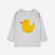 Bobo Choses - Rubber Duck Langarmshirt aus Baumwolle in Hellgrau - 2-3 Jahre - 8445782099408 - littlehipstar.com