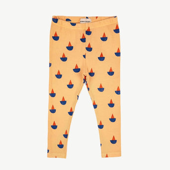 Bobo Choses - Sail Boat Leggings aus Bio-Baumwolle in Hellbraun - 6 Monate - 8445782014333 - littlehipstar.com