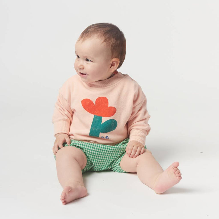 Bobo Choses - Sea Flower Sweatshirt aus Bio-Baumwolle in Rosa - 6 Monate - 8445782010748 - littlehipstar.com