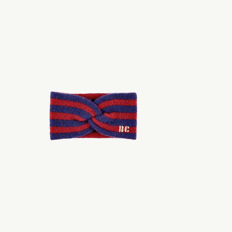 Bobo Choses - Striped Stirnband in Rot - Kopfumfang 52 - 8445782124643 - littlehipstar.com