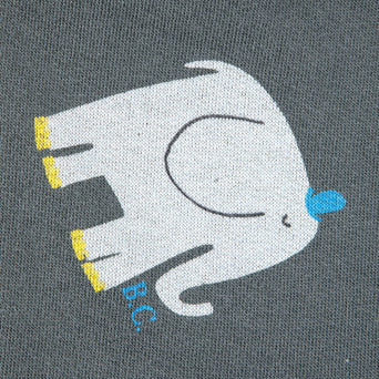 Bobo Choses - The Elephant Jogginghose aus Bio-Baumwolle in Dunkelgrau - 2-3 Jahre - 8445782106717 - littlehipstar.com
