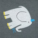 Bobo Choses - The Elephant Jogginghose aus Bio-Baumwolle in Dunkelgrau - 2-3 Jahre - 8445782106717 - littlehipstar.com