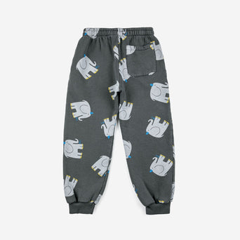 Bobo Choses - The Elephant Jogginghose aus Bio-Baumwolle in Dunkelgrau - 2-3 Jahre - 8445782106717 - littlehipstar.com