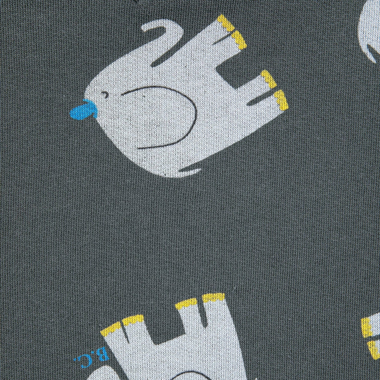 Bobo Choses - The Elephant Kapuzenjacke aus Bio-Baumwolle in Dunkelgrau - 2-3 Jahre - 8445782104911 - littlehipstar.com