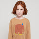 Bobo Choses - The Elephant Langarmshirt aus Bio-Baumwolle in Hellbraun - 2-3 Jahre - 8445782099750 - littlehipstar.com