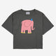 Bobo Choses - The Elephant T-Shirt aus Bio-Baumwolle in Dunkelgrau - 2-3 Jahre - 8445782098791 - littlehipstar.com