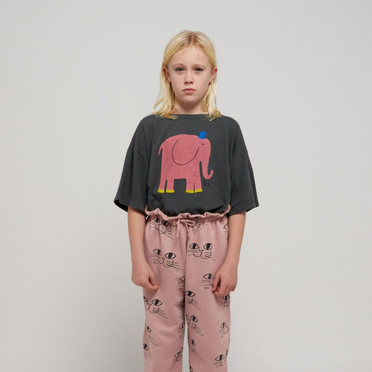 Bobo Choses - The Elephant T-Shirt aus Bio-Baumwolle in Dunkelgrau - 2-3 Jahre - 8445782098791 - littlehipstar.com