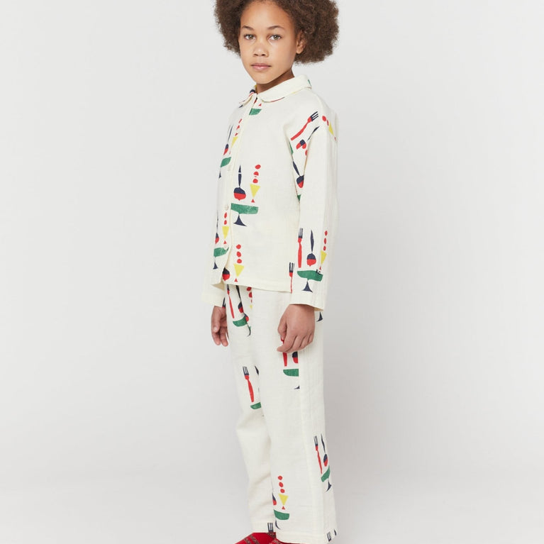 Bobo Choses - The Feast Pyjama aus Baumwolle in Offwhite - 2-teilig - 2-3 Jahre (98) - 8445782149783 - littlehipstar.com