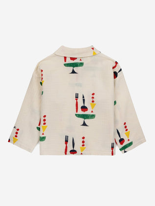 Bobo Choses - The Feast Pyjama aus Baumwolle in Offwhite - 2-teilig - 2-3 Jahre (98) - 8445782149783 - littlehipstar.com