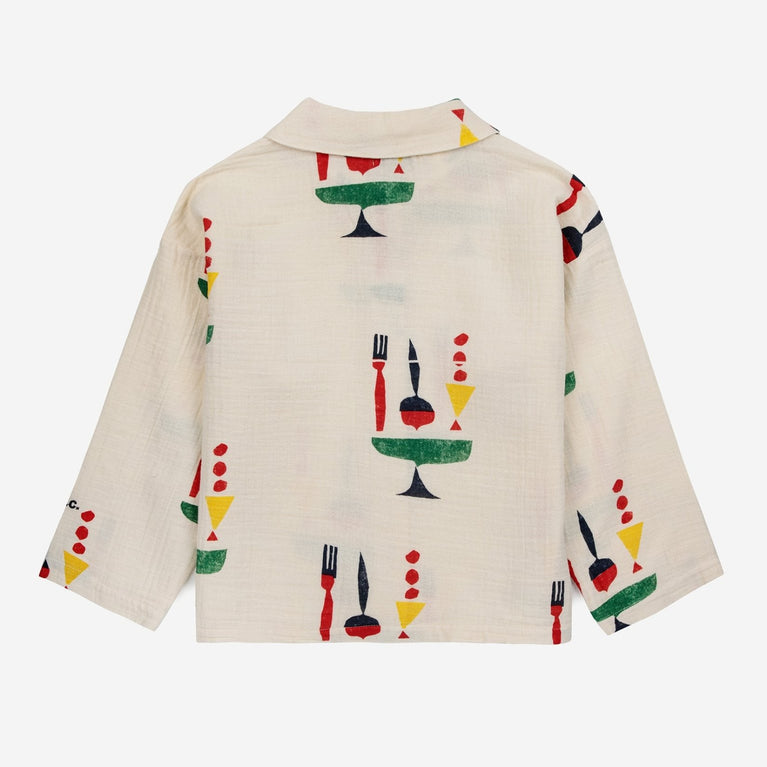 Bobo Choses - The Feast Pyjama aus Baumwolle in Offwhite - 2-teilig - 2-3 Jahre (98) - 8445782149783 - littlehipstar.com