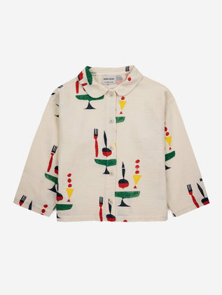 Bobo Choses - The Feast Pyjama aus Baumwolle in Offwhite - 2-teilig - 2-3 Jahre (98) - 8445782149783 - littlehipstar.com