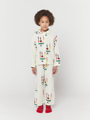Bobo Choses - The Feast Pyjama aus Baumwolle in Offwhite - 2-teilig - 2-3 Jahre (98) - 8445782149783 - littlehipstar.com