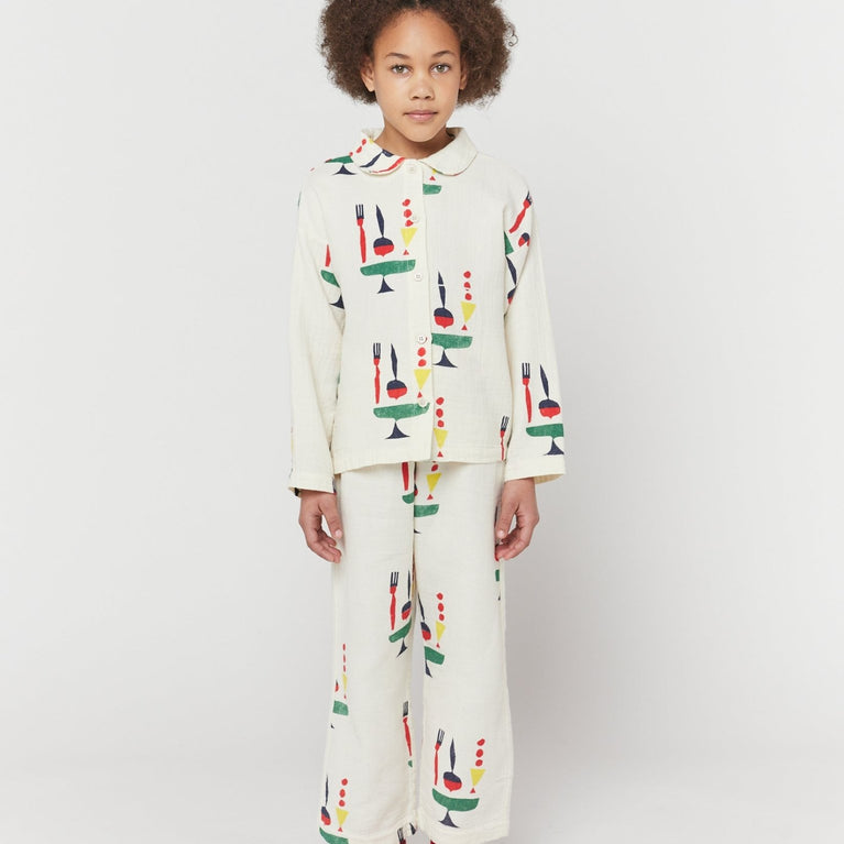 Bobo Choses - The Feast Pyjama aus Baumwolle in Offwhite - 2-teilig - 2-3 Jahre (98) - 8445782149783 - littlehipstar.com