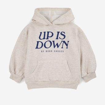 Bobo Choses - Up Is Down Kapuzenpullover aus Bio-Baumwollmix in Beige - 4-5 Jahre - 8445782104577 - littlehipstar.com