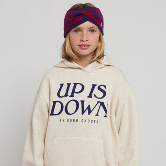 Bobo Choses - Up Is Down Kapuzenpullover aus Bio-Baumwollmix in Beige - 4-5 Jahre - 8445782104577 - littlehipstar.com