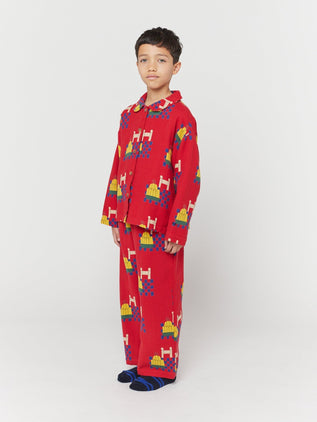 Bobo Choses - Yummy Cake Pyjama aus Baumwolle in Rot - 2-teilig - 2-3 Jahre (98) - 8445782150383 - littlehipstar.com