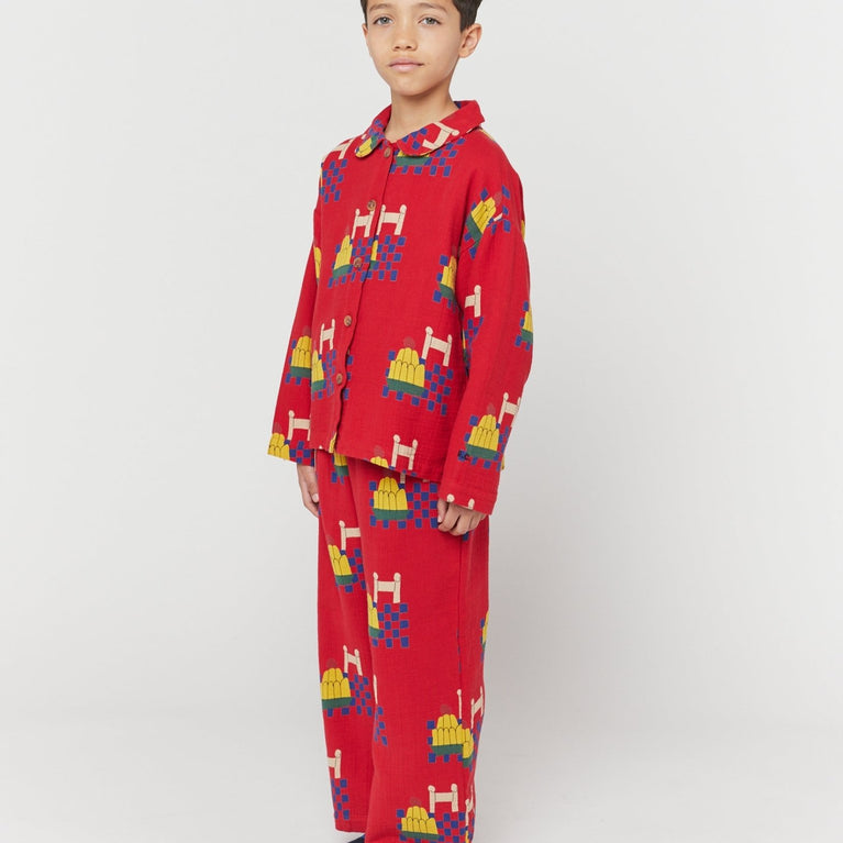 Bobo Choses - Yummy Cake Pyjama aus Baumwolle in Rot - 2-teilig - 2-3 Jahre (98) - 8445782150383 - littlehipstar.com