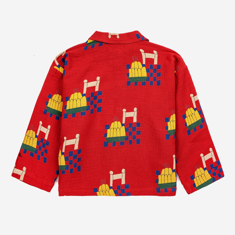 Bobo Choses - Yummy Cake Pyjama aus Baumwolle in Rot - 2-teilig - 2-3 Jahre (98) - 8445782150383 - littlehipstar.com