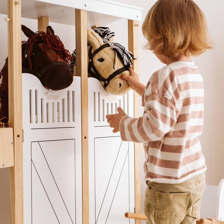 by ASTRUP - Hobby Horse Steckenpferd - Braun - 5706798843502 - littlehipstar.com