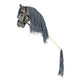 by Astrup - Hobby Horse Steckenpferd mit offenem Maul - Grau - 5706798843625 - littlehipstar.com