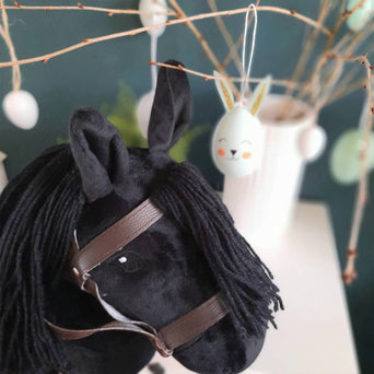 by ASTRUP - Hobby Horse Steckenpferd - Schwarz - 5706798843519 - littlehipstar.com