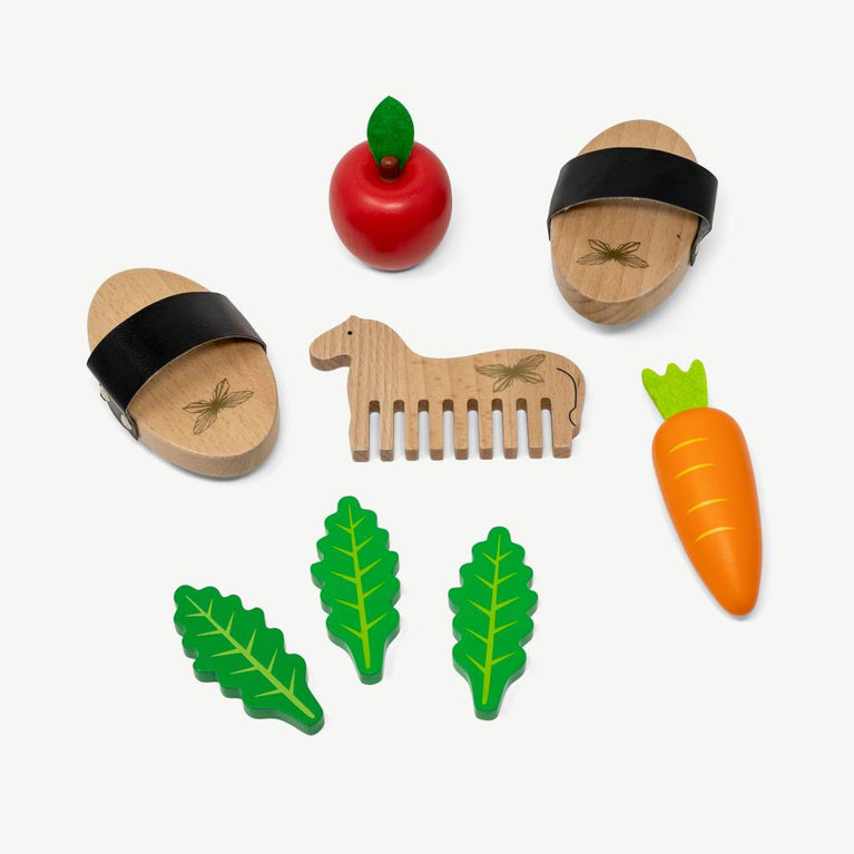 by ASTRUP - Pflegeset für Hobby Horses - 8 Teile - 5706798842291 - littlehipstar.com