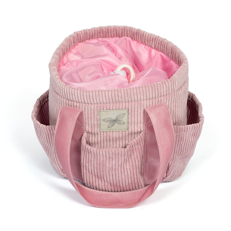 by Astrup - Pflegetasche für Hobby Horses - Cord - Rosa - 5706798843670 - littlehipstar.com