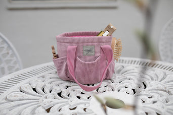 by Astrup - Pflegetasche für Hobby Horses - Cord - Rosa - 5706798843670 - littlehipstar.com