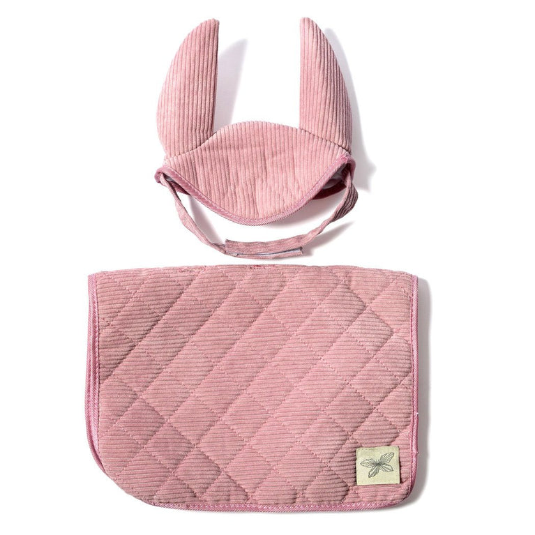 by Astrup - Zubehörset für Hobby Horses - Cord - 2 Teile - Rosa - 5706798843724 - littlehipstar.com