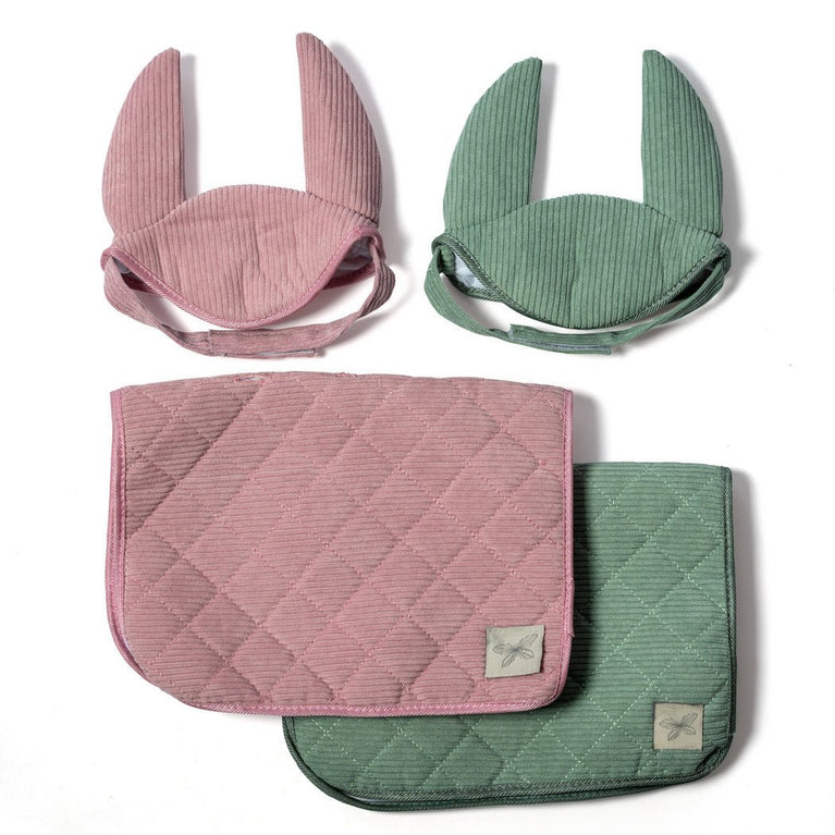by Astrup - Zubehörset für Hobby Horses - Cord - 2 Teile - Rosa - 5706798843724 - littlehipstar.com