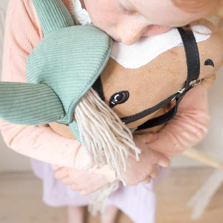 by Astrup - Zubehörset für Hobby Horses - Cord - 2 Teile - Grün - 5706798843731 - littlehipstar.com