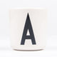 Design Letters - AJ Buchstabenbecher aus Melamin - U - 5710498820213 - littlehipstar.com