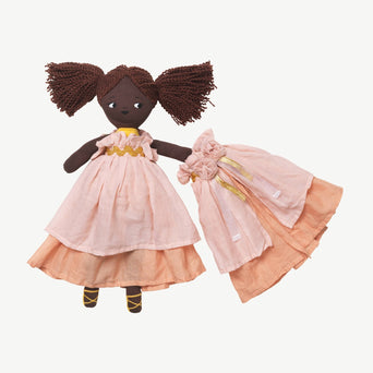 Fabelab - Fab Friends Puppenkleidung Fairytale Ball - 2tlg. Outfit - Blassgelb - 5713034214484 - littlehipstar.com