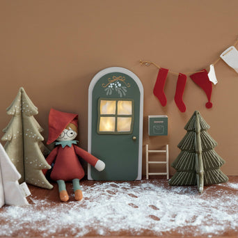 Fabelab - LED Wichteltür aus Holz in Grün - 5713034214736 - littlehipstar.com