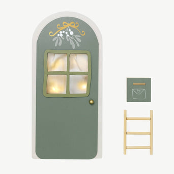 Fabelab - LED Wichteltür aus Holz in Grün - 5713034214736 - littlehipstar.com