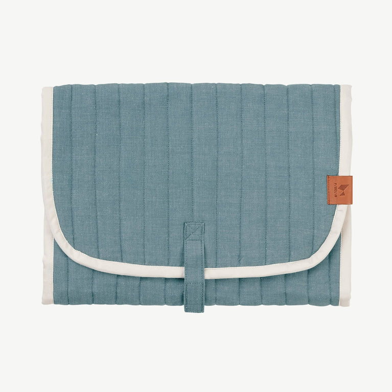 Fabelab - Wickelunterlage aus Bio-Baumwolle - Graublau - 5713034211933 - littlehipstar.com