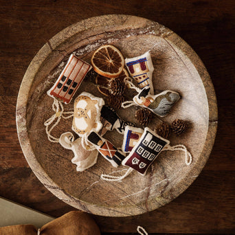 ferm LIVING - Bestickter Baumschmuck Meerjungfrau aus Bio-Baumwolle - 5704723103295 - littlehipstar.com