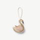 ferm LIVING - Bestickter Baumschmuck Schwan aus Bio-Baumwolle - 5704723103332 - littlehipstar.com