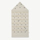 ferm LIVING - Haus Adventskalender aus Baumwolle in Sand/Schwarz - 5704723103639 - littlehipstar.com
