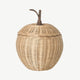ferm LIVING - Korb aus Rattan in Apfelform - Groß - 5704723028949 - littlehipstar.com