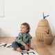 ferm LIVING - Korb aus Rattan in Apfelform - Klein - 5704723031451 - littlehipstar.com