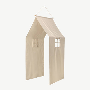ferm LIVING - Settle Betthimmel aus recycelter Baumwolle in Offwhite - 5704723294467 - littlehipstar.com