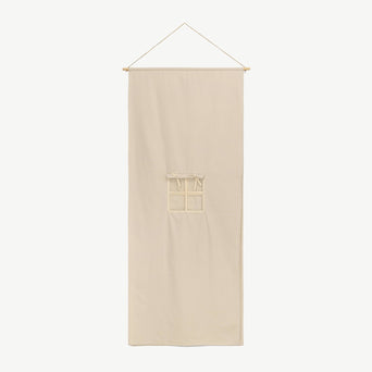 ferm LIVING - Settle Betthimmel aus recycelter Baumwolle in Offwhite - 5704723294467 - littlehipstar.com