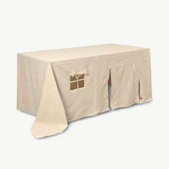 ferm LIVING - Settle Spielzelt Tischdecke aus recycelter Baumwolle in Offwhite - 5704723294481 - littlehipstar.com