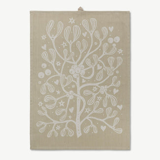 ferm LIVING - Weihnachtliches Geschirrtuch aus Bio-Baumwolle - 5704723292470 - littlehipstar.com