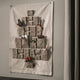 ferm LIVING - Weihnachtsbaum Adventskalender aus Baumwollmix in Natur - 50 x 69 cm - 5704723305071 - littlehipstar.com