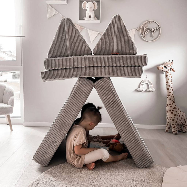 Funzy - Spielsofa - Cord Collection - Creme Beige - 4260771831067 - littlehipstar.com