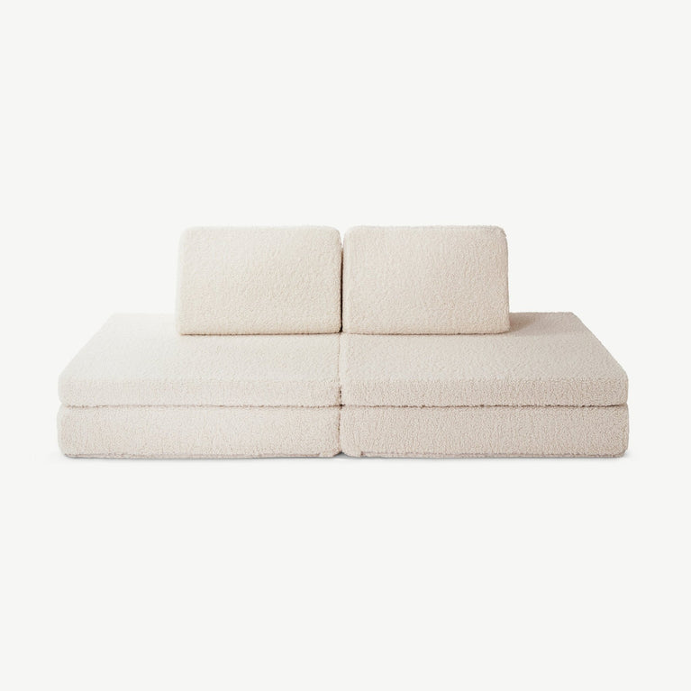 funzy - Spielsofa - Teddy Collection - Beige - 4260771831517 - littlehipstar.com